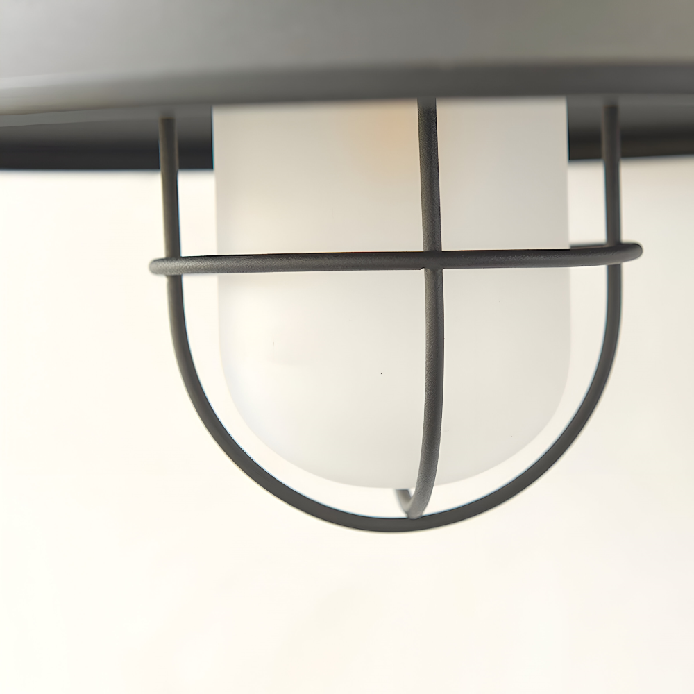 RustBlack Vägglampa - Inomhus Utomhus Industriell Vägglampa - Vintage Vägglampa