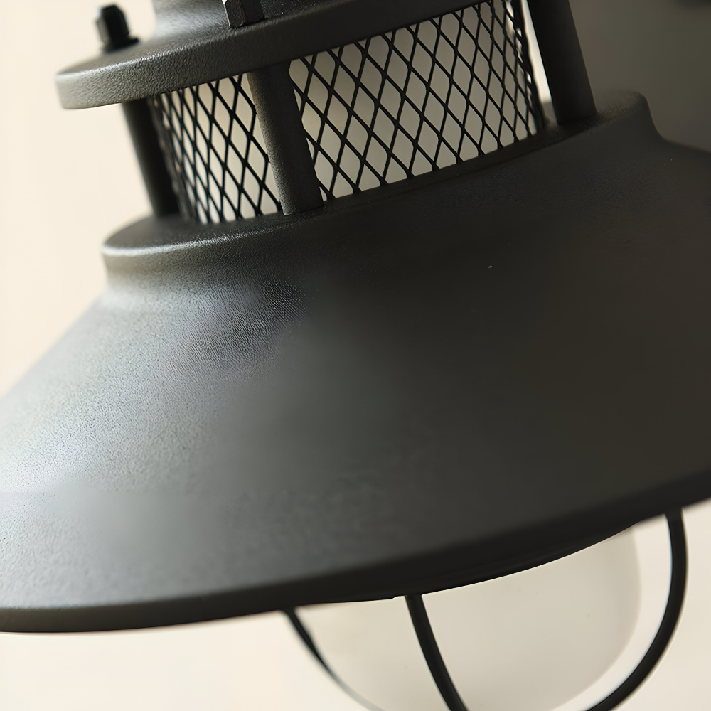 RustBlack Vägglampa - Inomhus Utomhus Industriell Vägglampa - Vintage Vägglampa