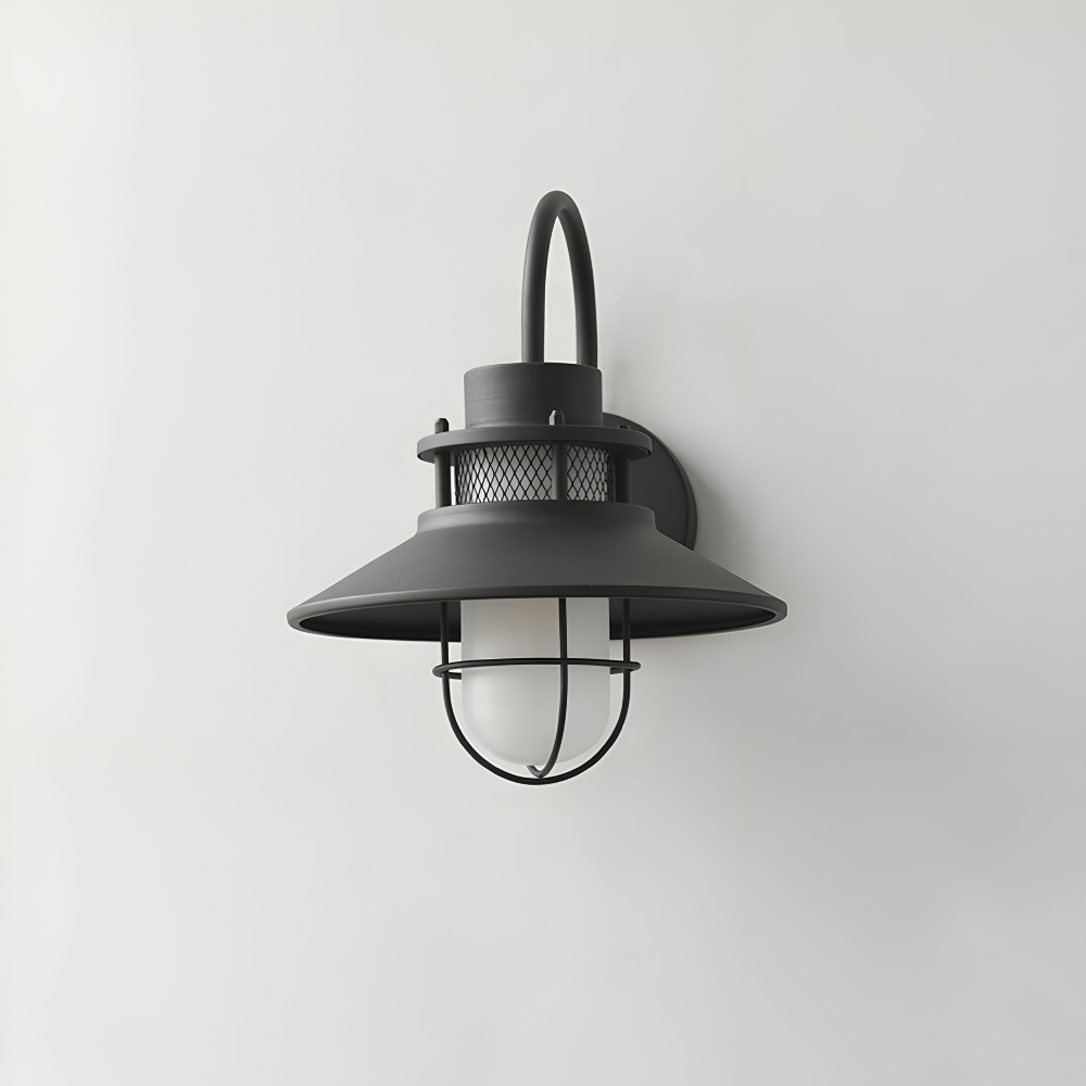 RustBlack Vägglampa - Inomhus Utomhus Industriell Vägglampa - Vintage Vägglampa