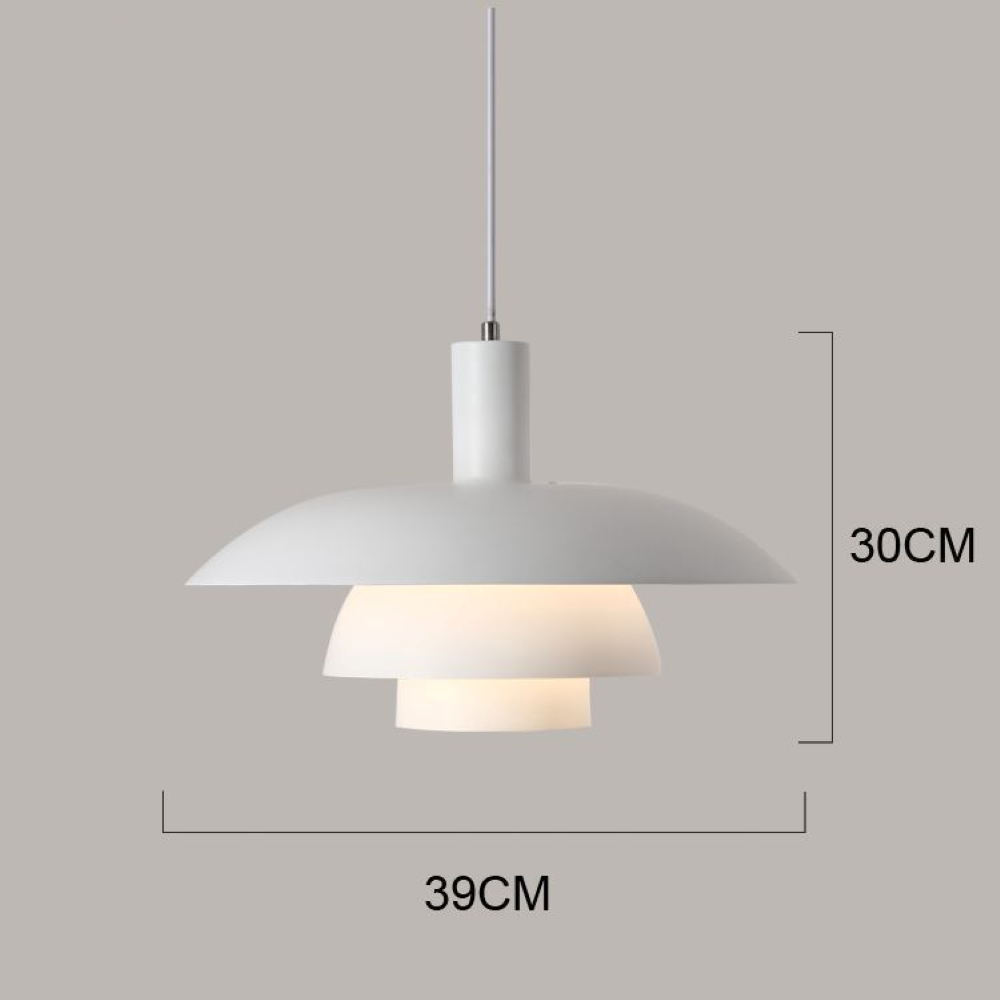 Skandinavisk Metall Hänglampa i Modern Design - Färgglad Pendellampa