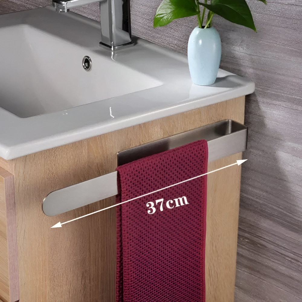 Självhäftande Handdukshållare Bad & Kök - 23cm/27cm Rostfritt Stål 304, Väggmontering