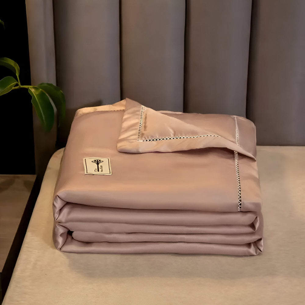 SilkAir Sommarfilt - Lätt Sommarfilt - Filt Polyester