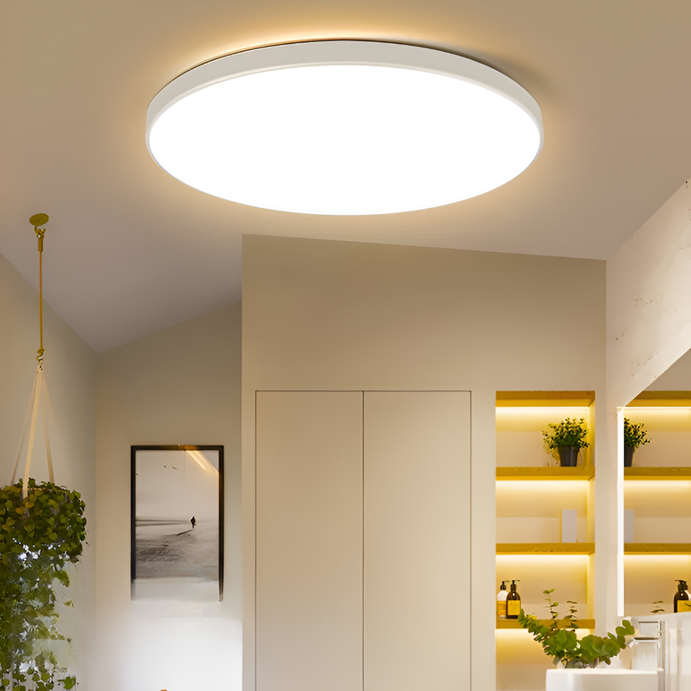 SlimCirc Taklampa - Rund LED-lampa - Tunna köksarmaturer