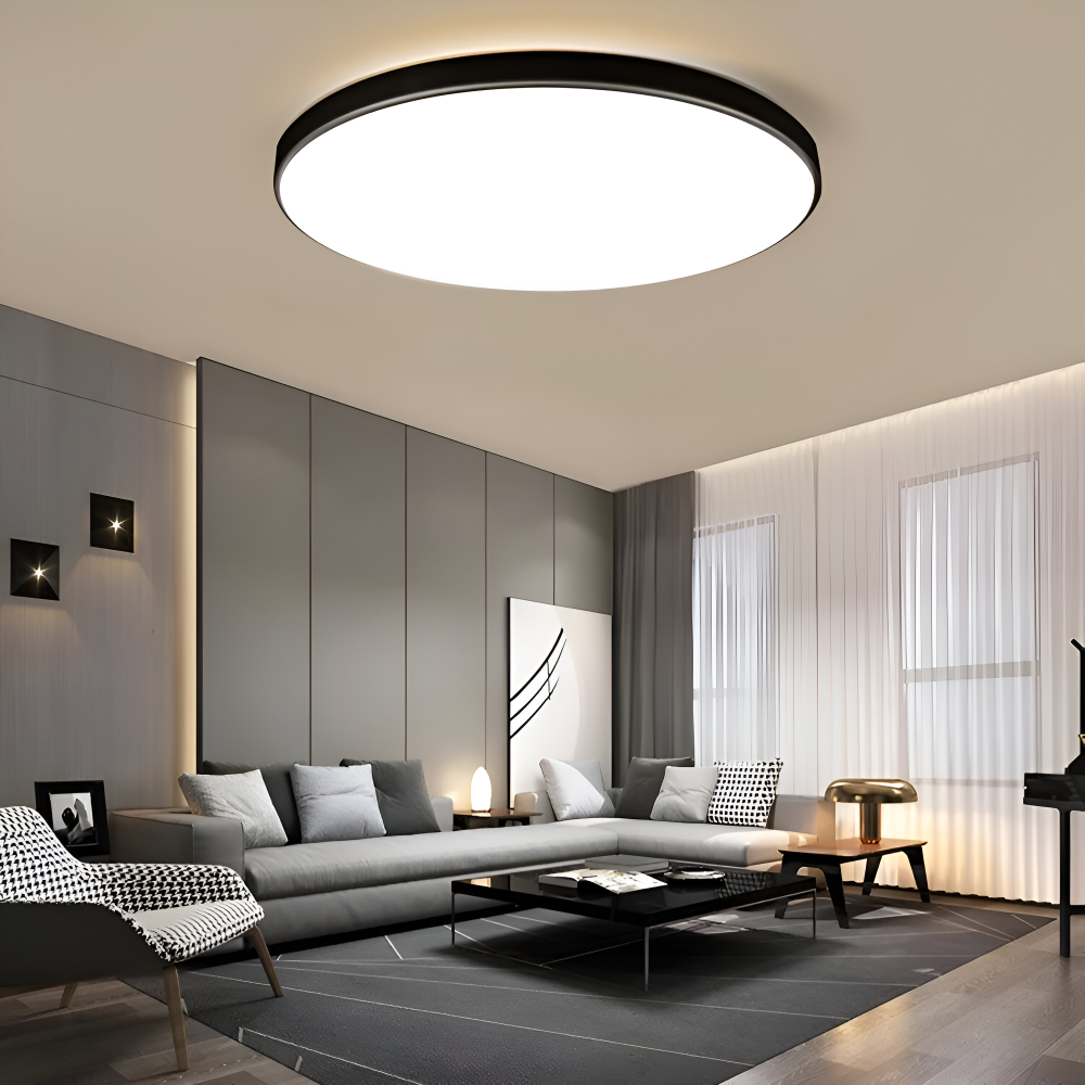 SlimCirc Taklampa - Rund LED-lampa - Tunna köksarmaturer