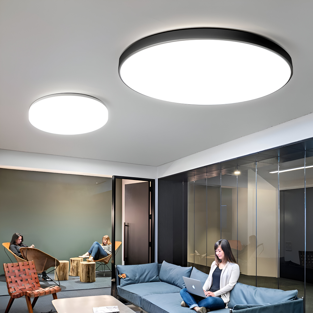 SlimCirc Taklampa - Rund LED-lampa - Tunna köksarmaturer