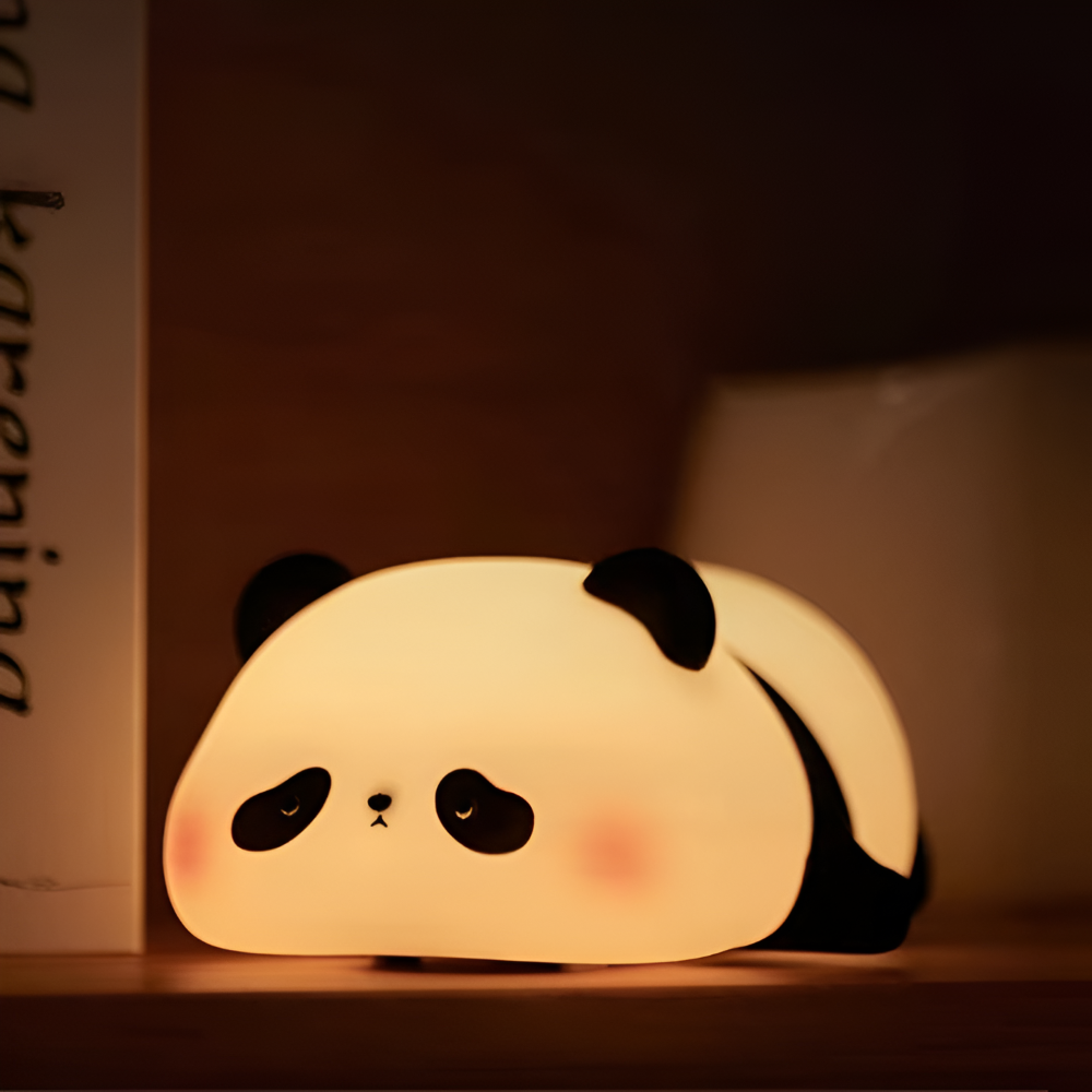 Mjukt Glödande Panda LED Nattljus - Uppladdningsbart Barn Nattljus