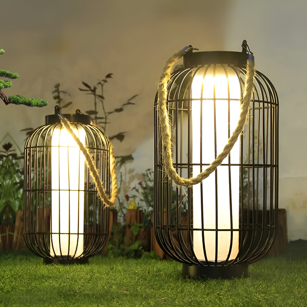 Solarlampa LED Ljus - Solarbetriven Trädgårdslampa för Miljövänlig Belysning