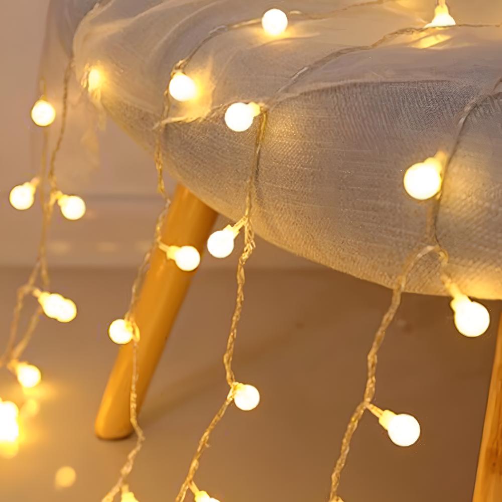 Sparkle Ljuslina - Dekorativa Kulor, Blommor, Stjärnor, Snöflingor LED Ljus