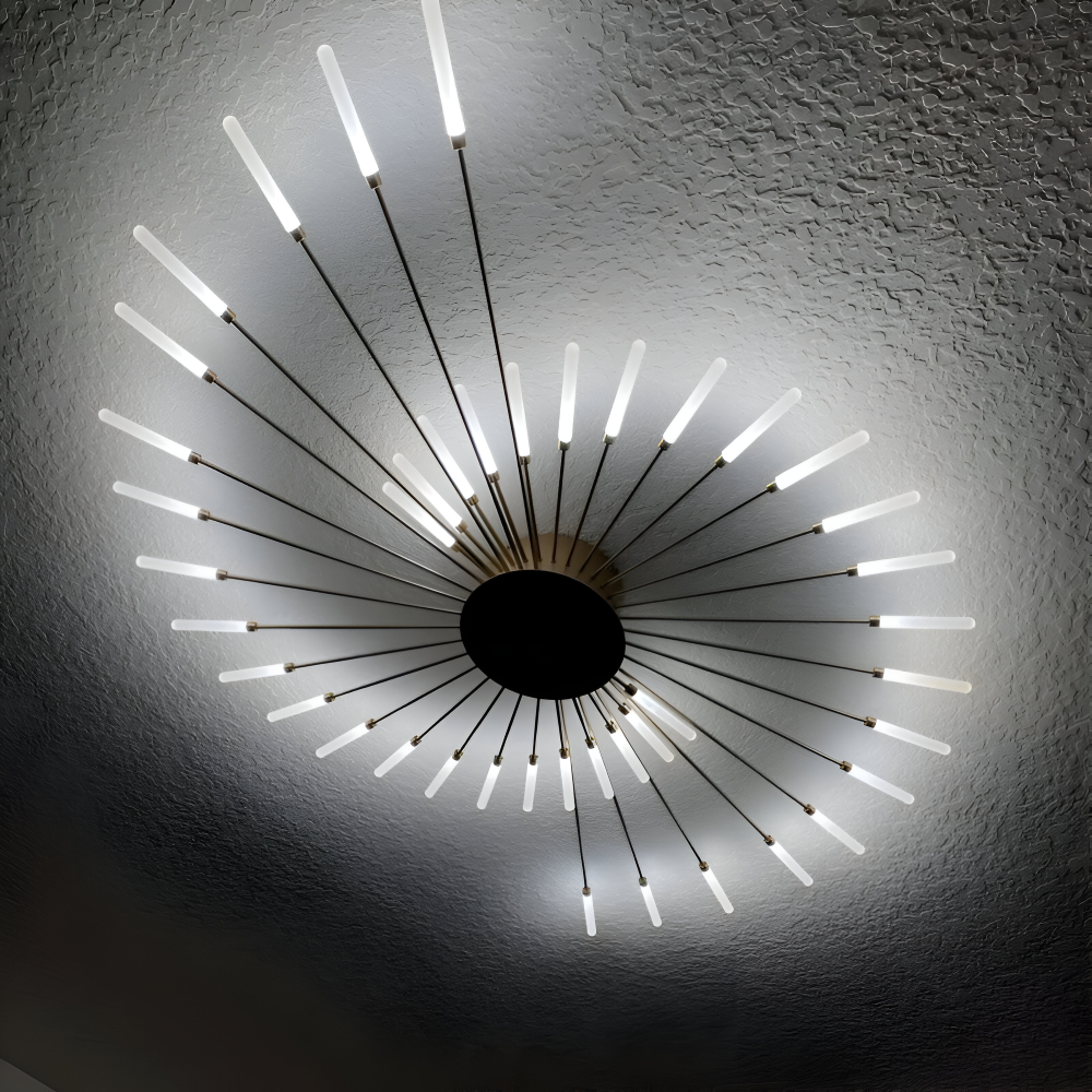 SpiraBright - Lyxig Fyrverkeridesign Nordisk LED Taklampa