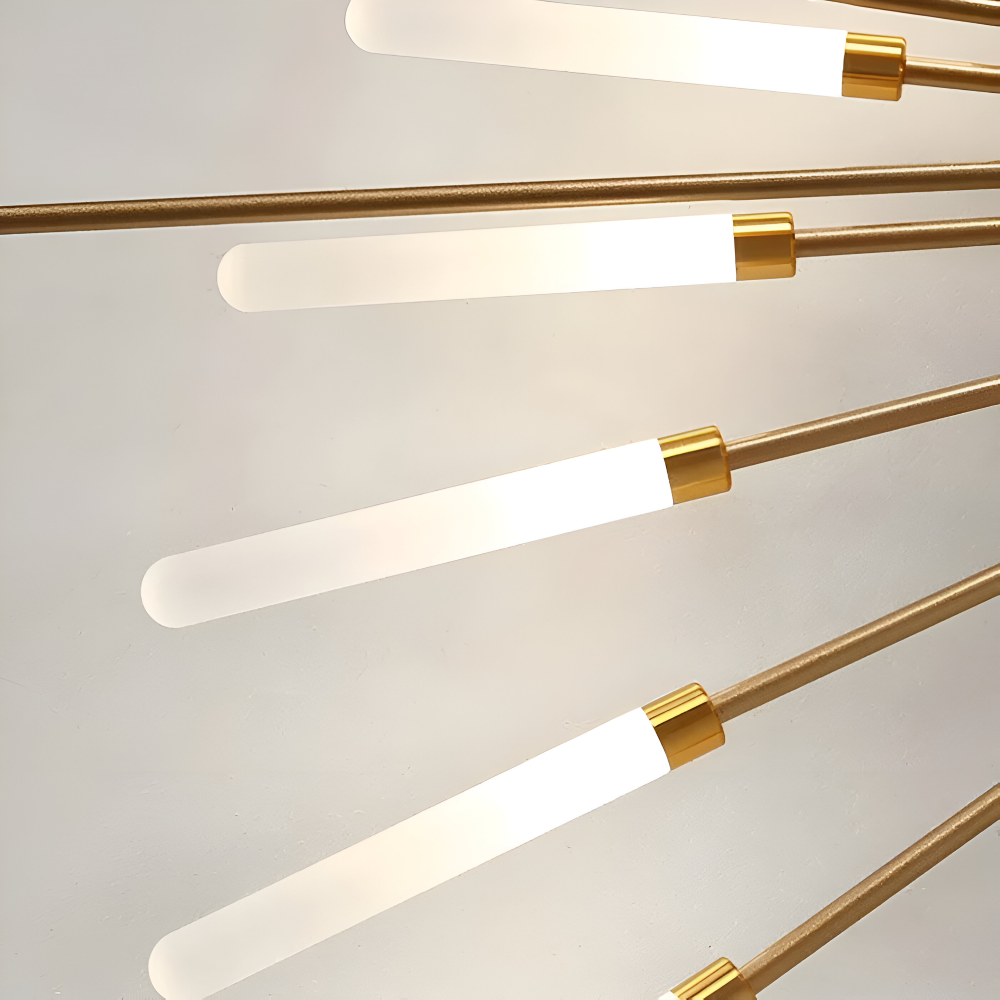 SpiraBright - Lyxig Fyrverkeridesign Nordisk LED Taklampa