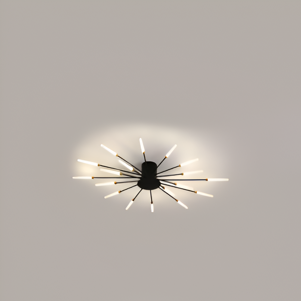 SpiraBright - Lyxig Fyrverkeridesign Nordisk LED Taklampa