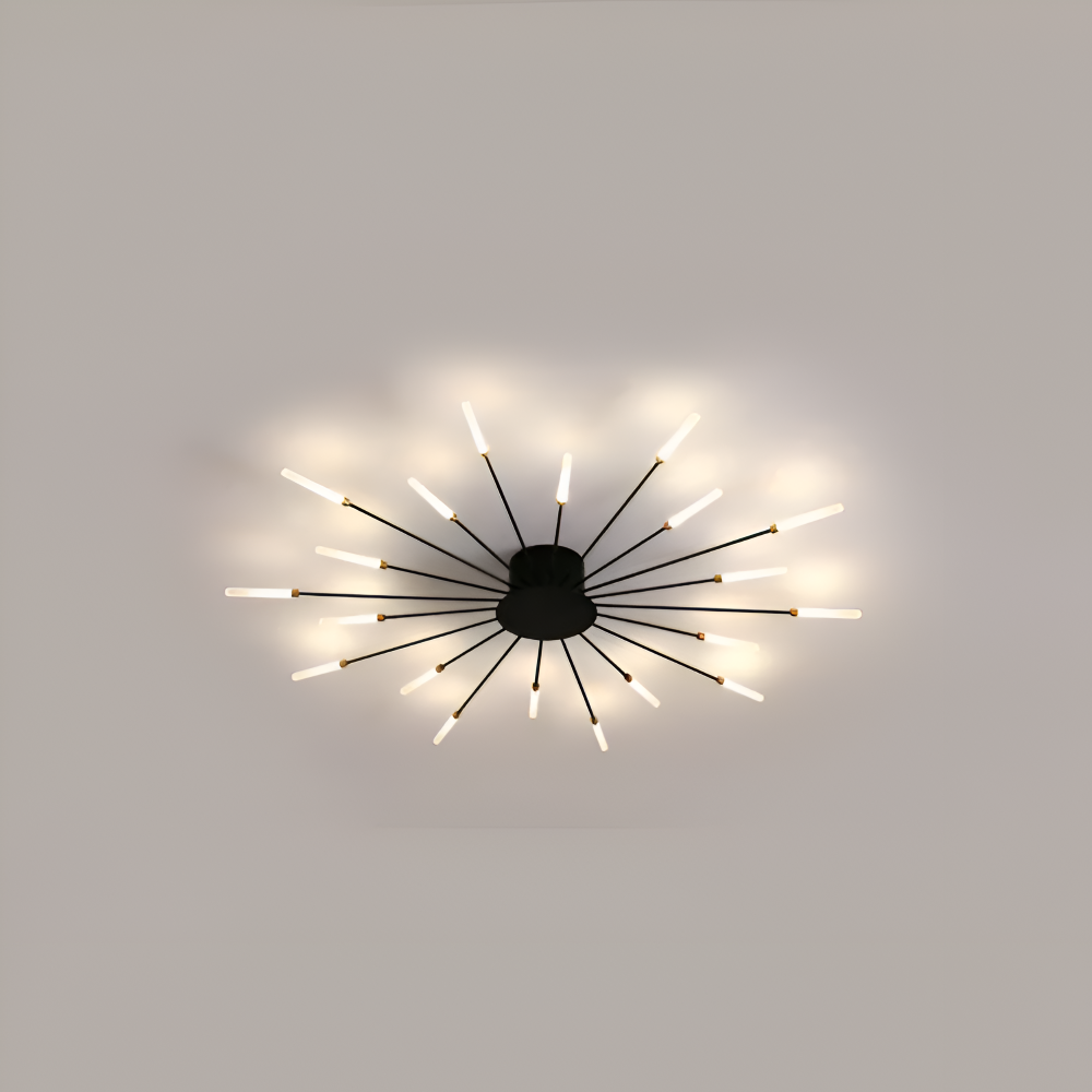 SpiraBright - Lyxig Fyrverkeridesign Nordisk LED Taklampa