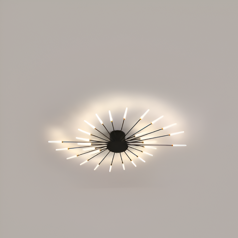 SpiraBright - Lyxig Fyrverkeridesign Nordisk LED Taklampa