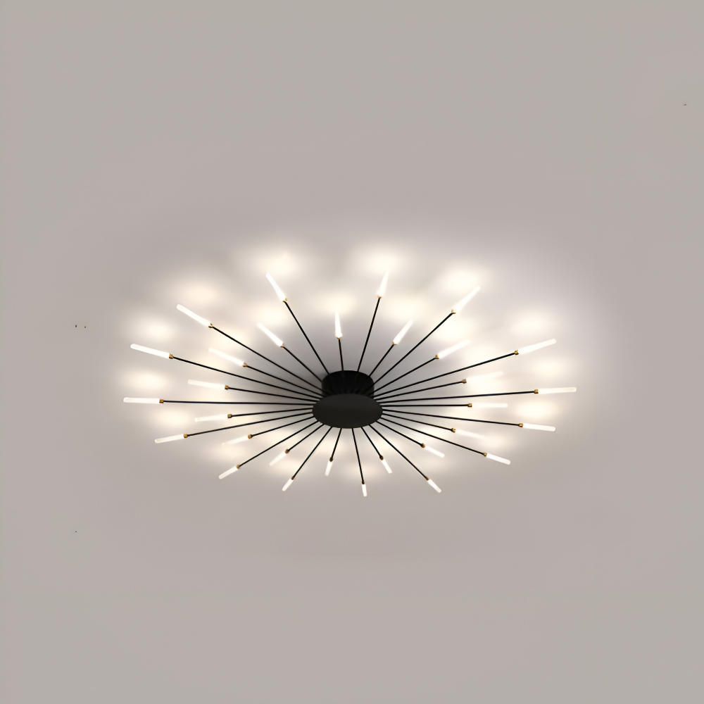 SpiraBright - Lyxig Fyrverkeridesign Nordisk LED Taklampa