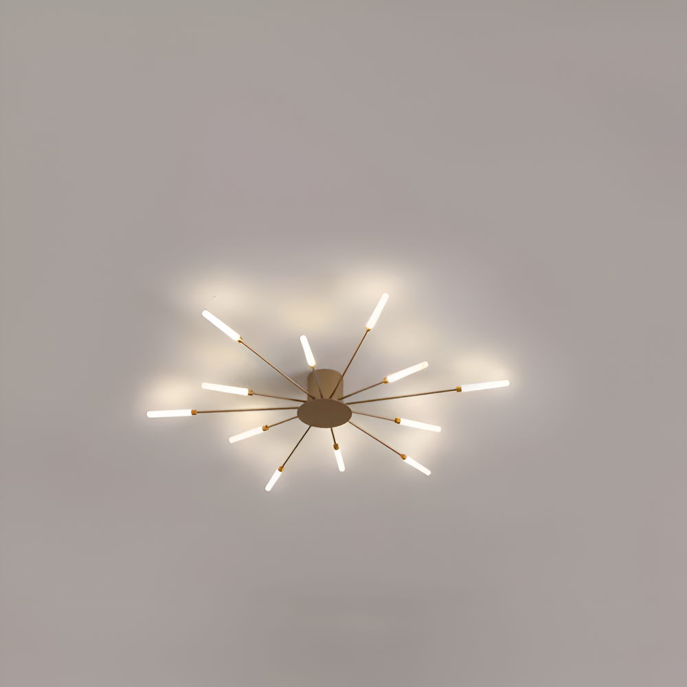 SpiraBright - Lyxig Fyrverkeridesign Nordisk LED Taklampa