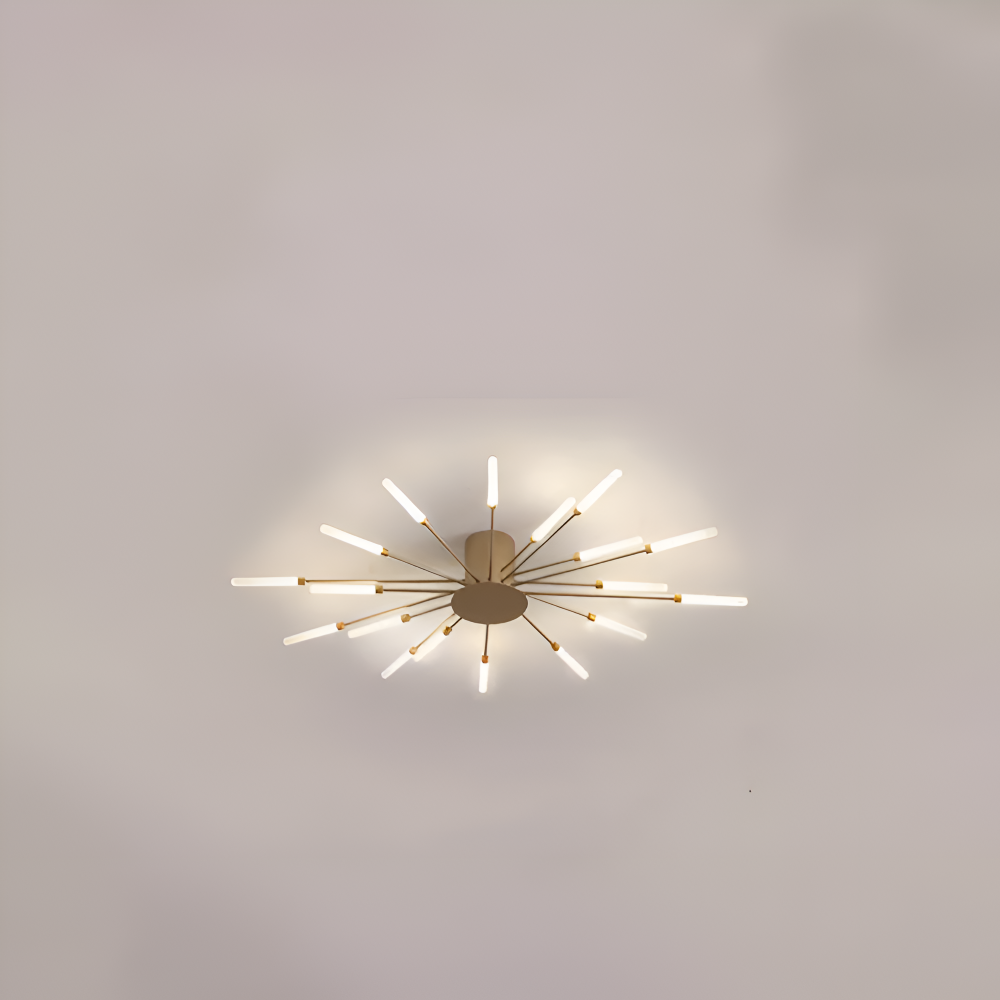 SpiraBright - Lyxig Fyrverkeridesign Nordisk LED Taklampa