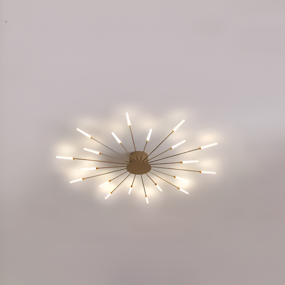 SpiraBright - Lyxig Fyrverkeridesign Nordisk LED Taklampa