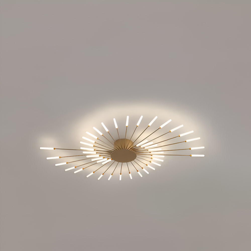 SpiraBright - Lyxig Fyrverkeridesign Nordisk LED Taklampa