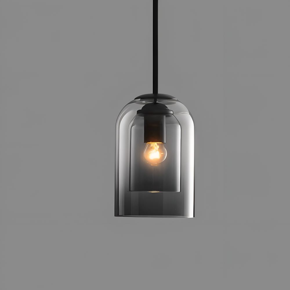 StackGlos Pendellampa - Dubbelglas Skärm Hänglampa - Postmodern belysning