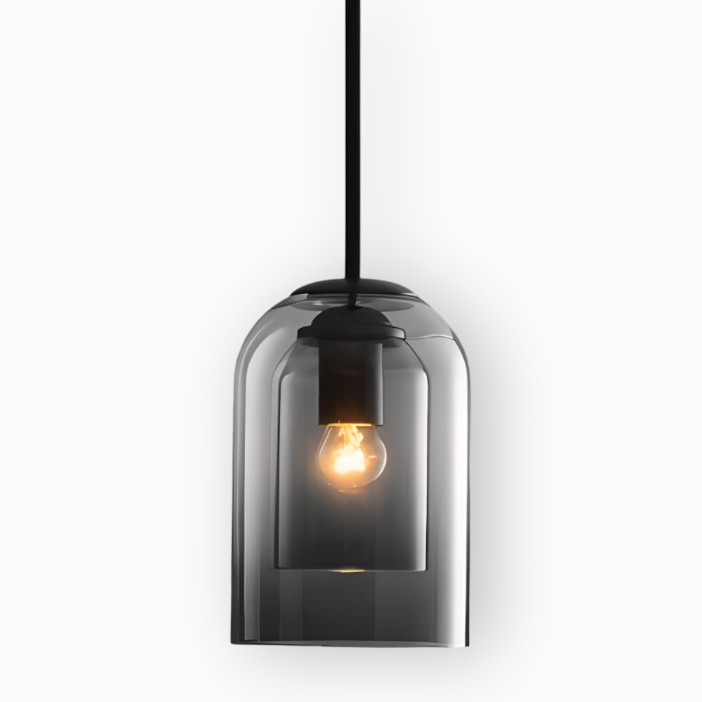 StackGlos Pendellampa - Dubbelglas Skärm Hänglampa - Postmodern belysning