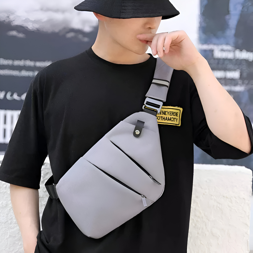 StealthGuard - Resväska - Anti-tjuv-väska för resor - Slim Sling-väska
