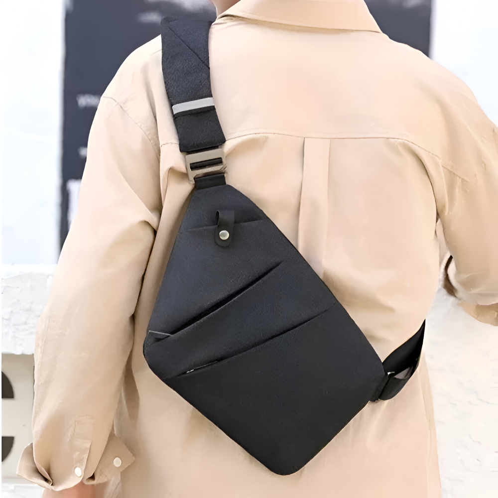 StealthGuard - Resväska - Anti-tjuv-väska för resor - Slim Sling-väska
