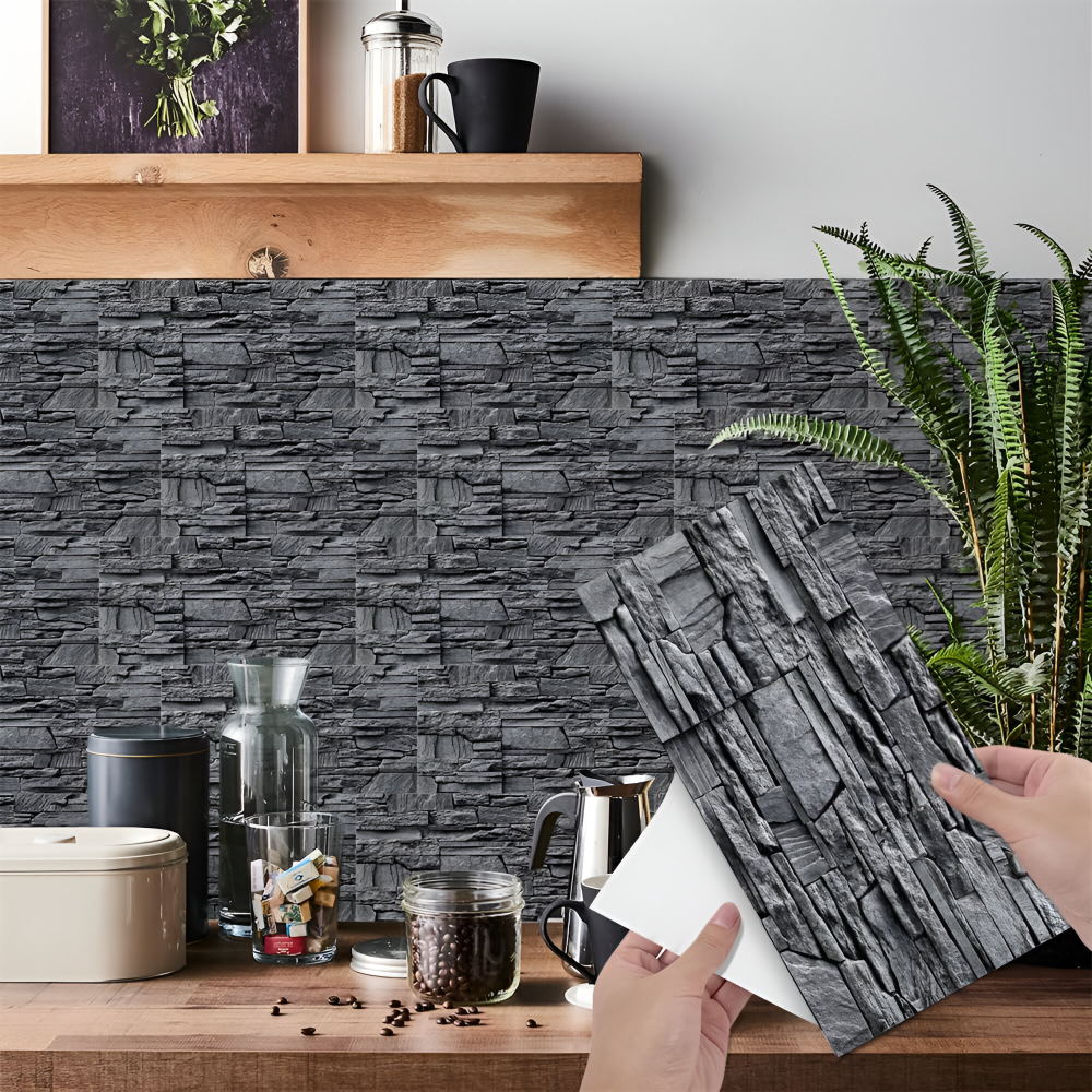 StickTile Väggpaneler - 7/14/21 stycken Självhäftande, Vattentåliga Marmorplattor Väggdekoration