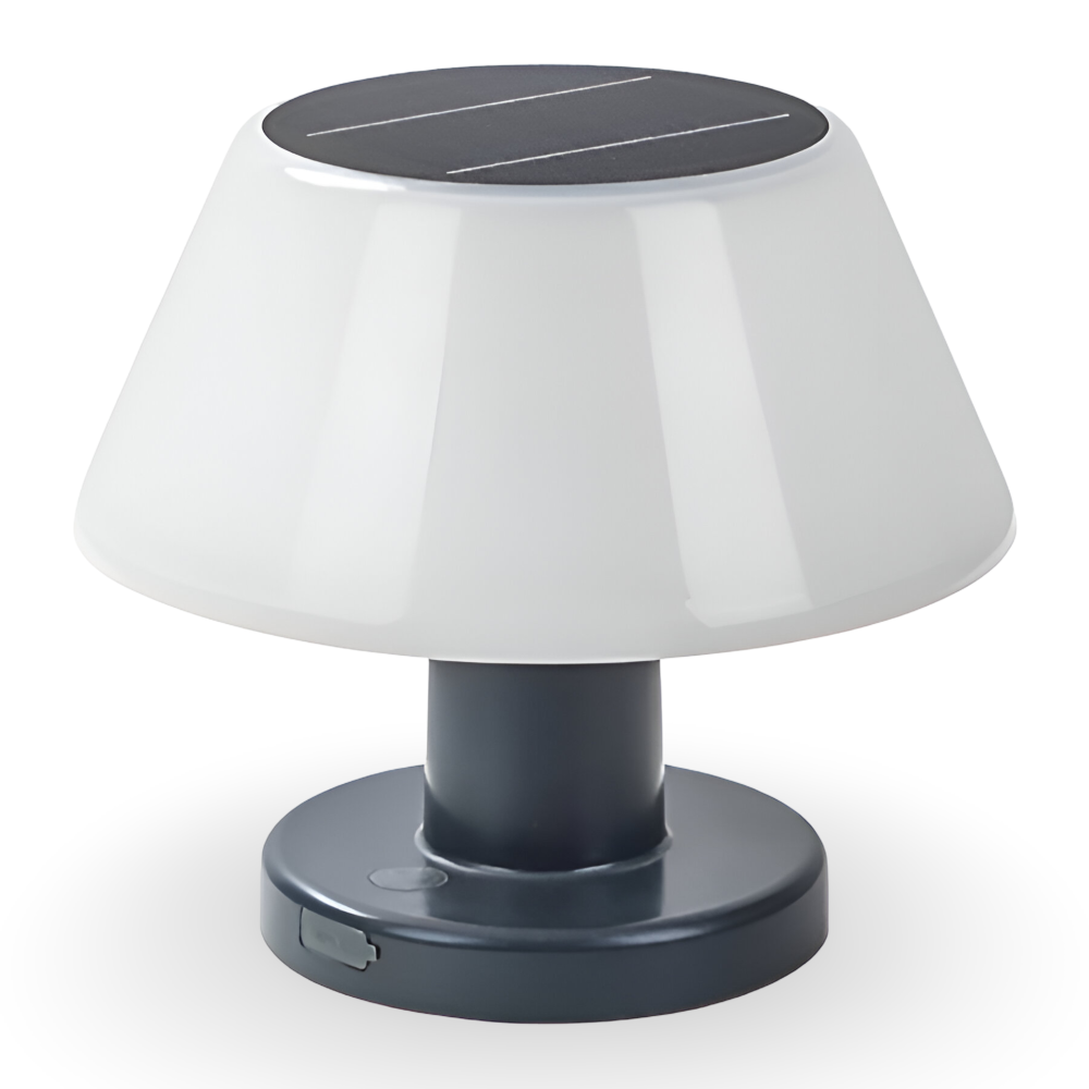 TinySolar Trådlampa - Solenergidriven Bordslampa - Stilig Inomhus- och Utomhusbelysning