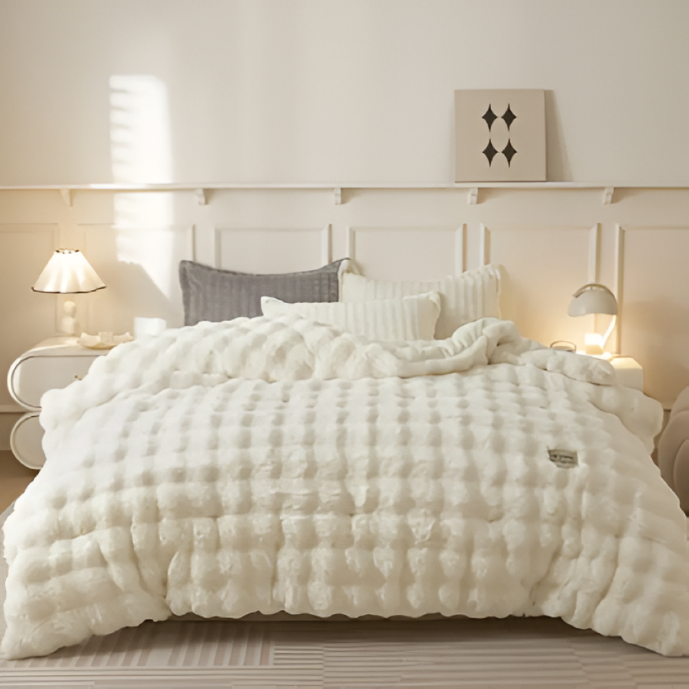 Ultra Mysig Mjölk Fleece Täcke - Lätt Plyschtäcke för Året Rund Komfort