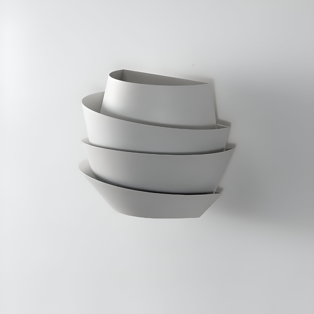 UniqGleam Vägglampa - Geometrisk Vägglampa i Metall - Dekorativa Vägglampor LED Inomhus