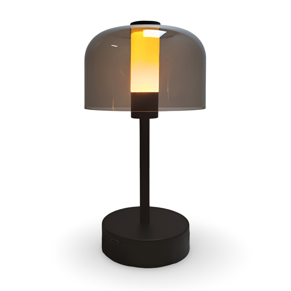 Mångsidig Touch Sensitive LED Nattdukslamp med Metallbas och Akrylskärm - USB-laddning och justerbara färgtemperaturer Bordslampa