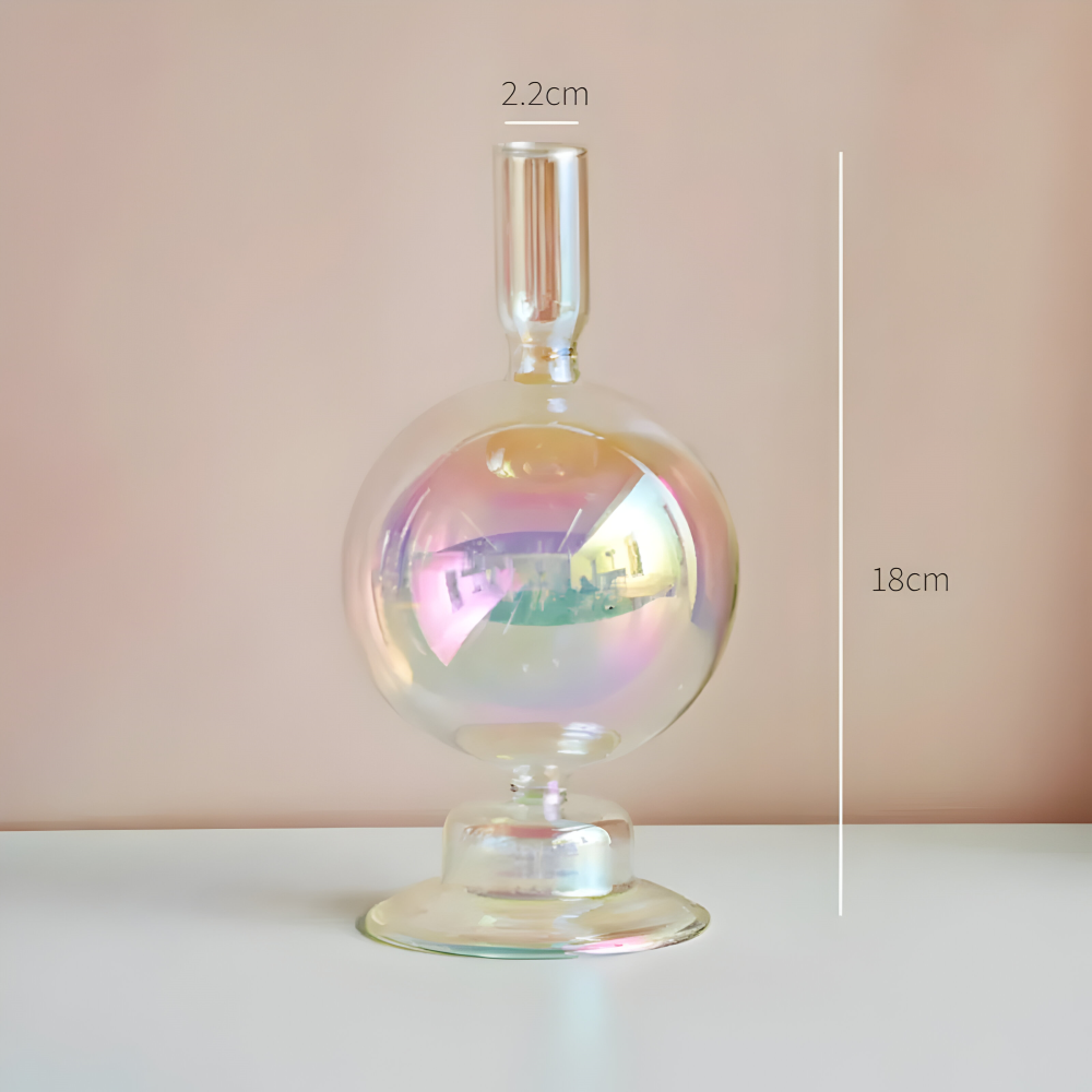 Levande Konstglas Ljusstake för Inredning
