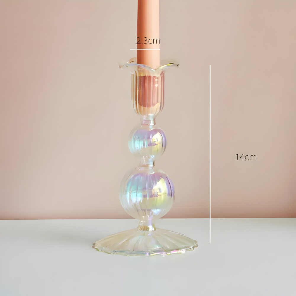 Levande Konstglas Ljusstake för Inredning