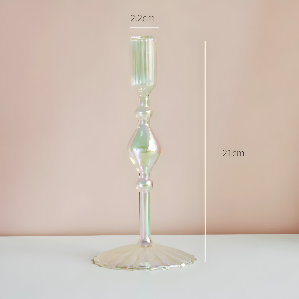 Levande Konstglas Ljusstake för Inredning