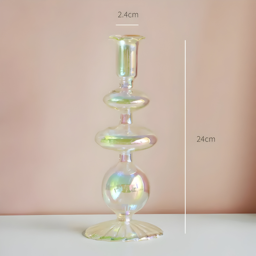 Levande Konstglas Ljusstake för Inredning