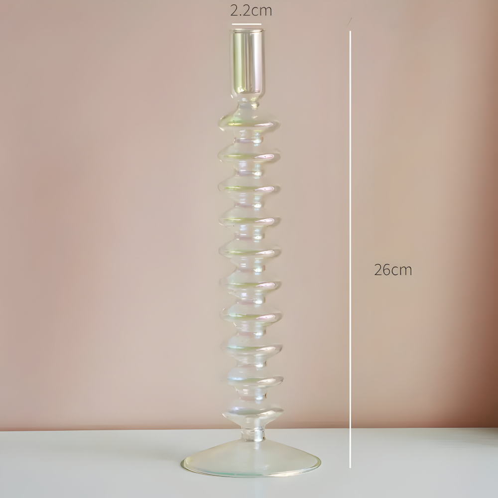 Levande Konstglas Ljusstake för Inredning