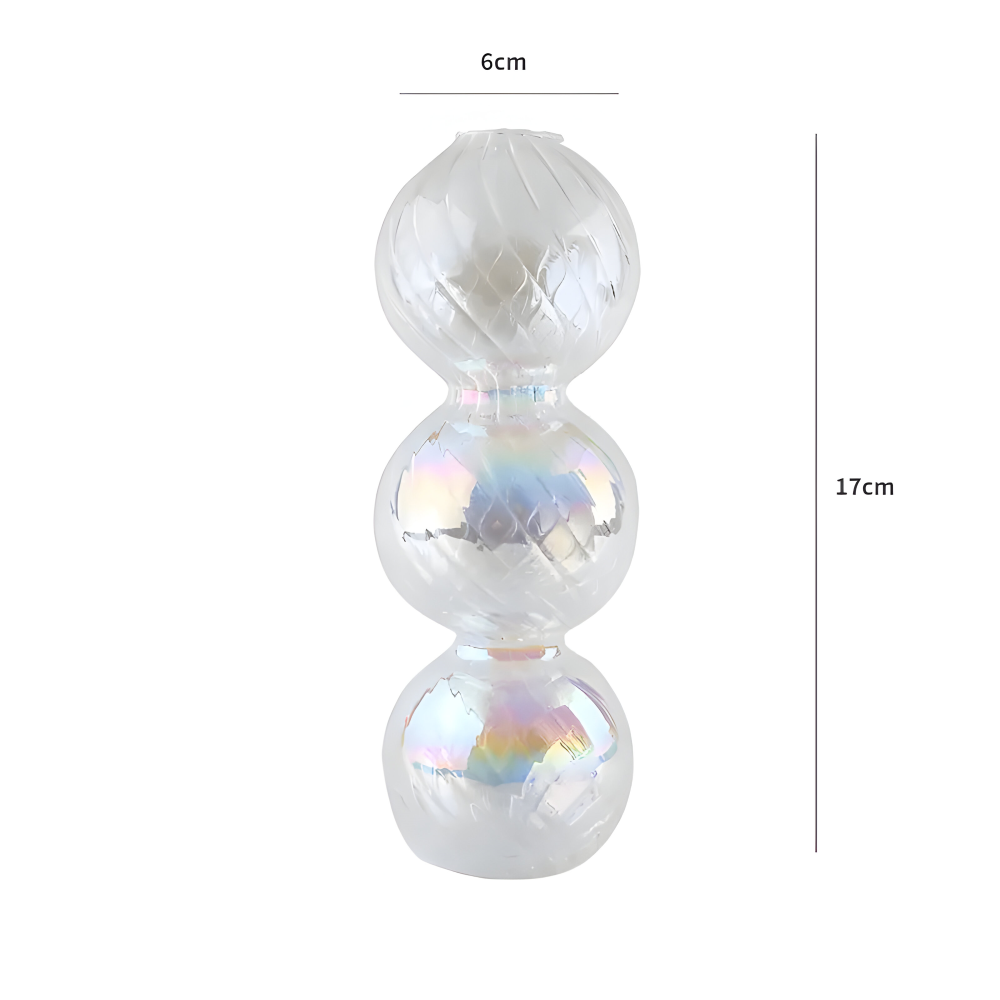 Levande Konstglas Ljusstake för Inredning