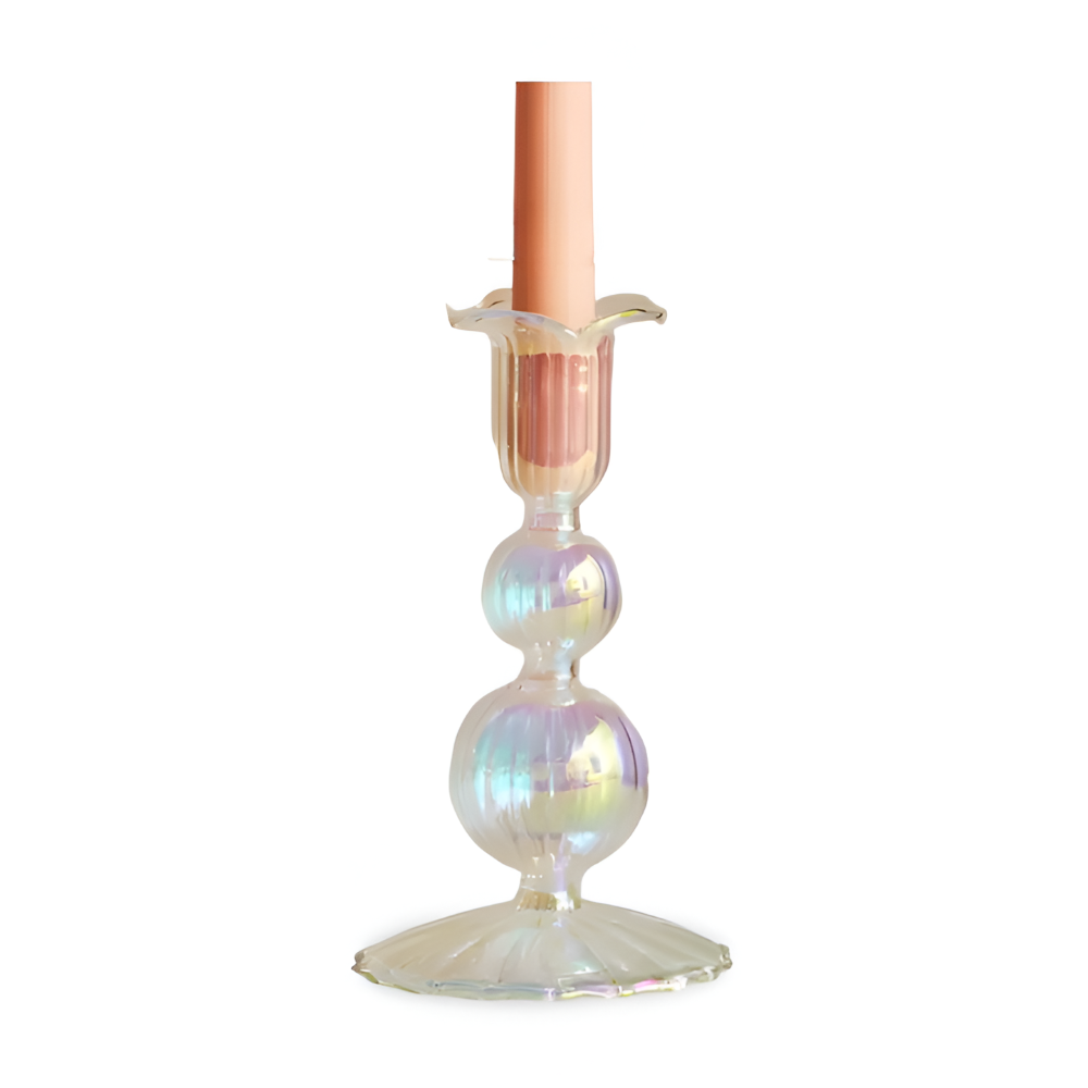 Levande Konstglas Ljusstake för Inredning