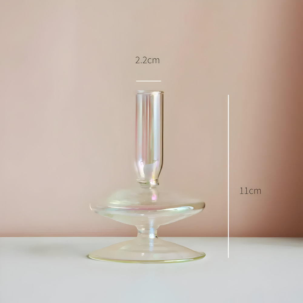Levande Konstglas Ljusstake för Inredning