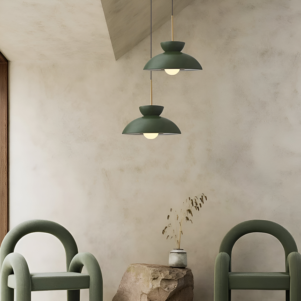 Wabi Sabi - Geometrisk LED Pendellampa i Harp - Wabi Sabi Minimalistisk Hänglampa