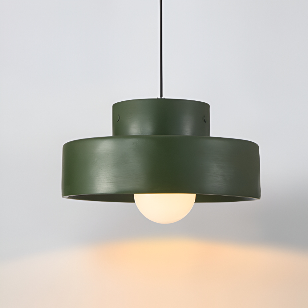 Wabi Sabi Pendellampa - Röd Macaron Pendellampa - Rund Hänglampa