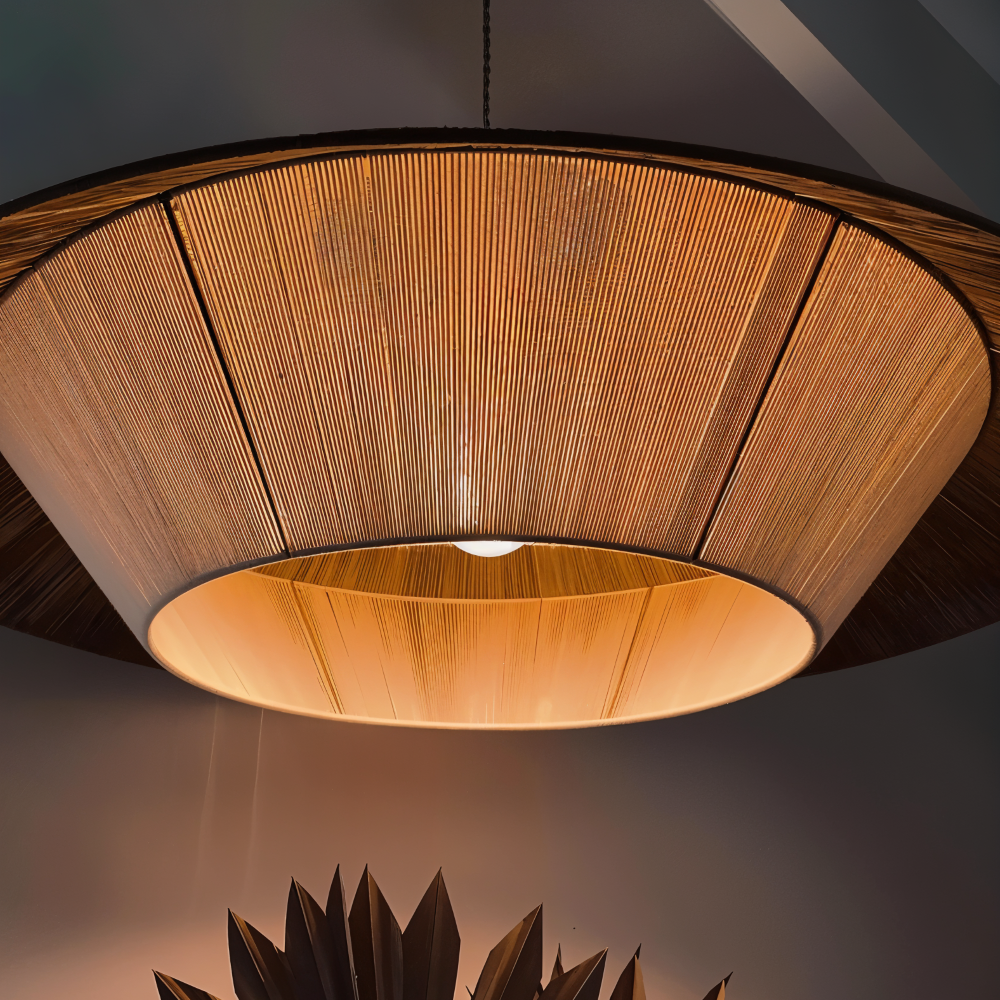 WillowStil Pendellampa - Japanskt Inspirerad Wabi Sabi Hänglampa