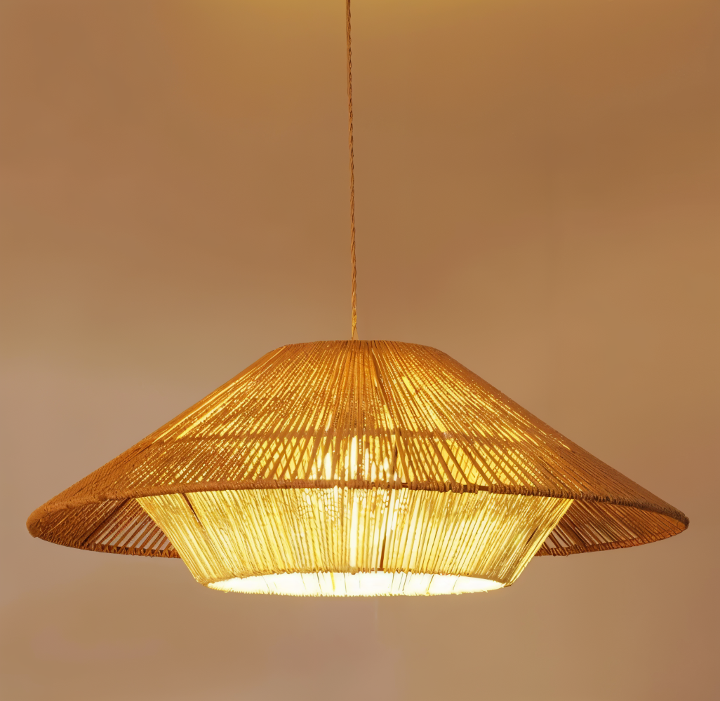 WillowStil Pendellampa - Japanskt Inspirerad Wabi Sabi Hänglampa