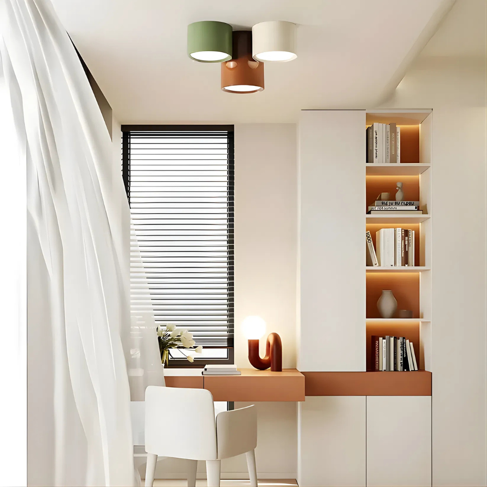 Takspotlight i enkel design för hemmets olika rum