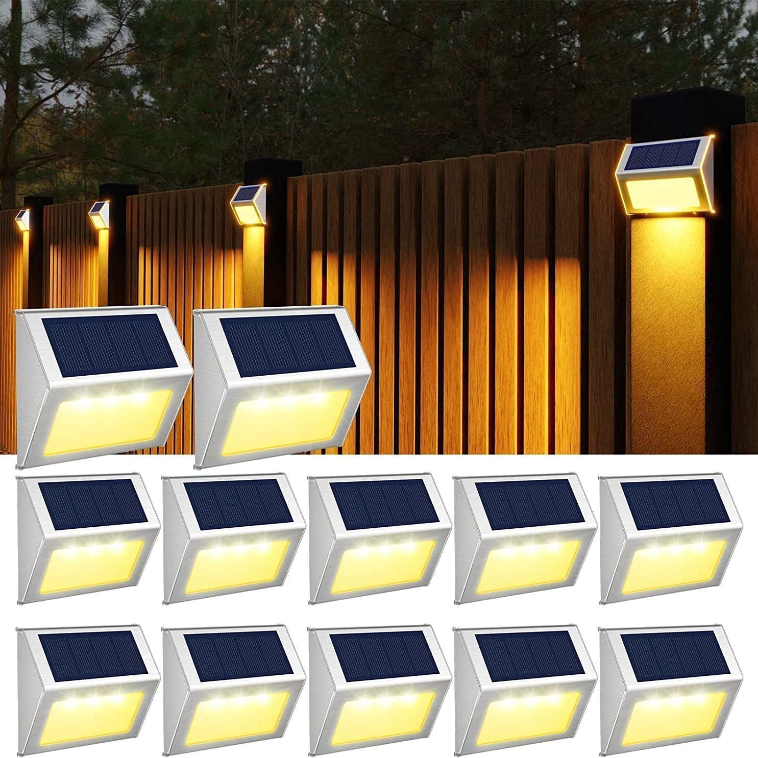 Utomhuslampa med solpanel och väderbeständig konstruktion nära detaljvy