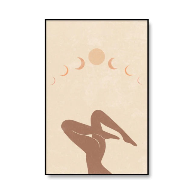 Canvastavla Boho Abstrakt Design