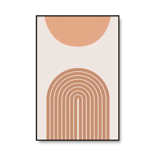 Canvastavla Boho Abstrakt Design
