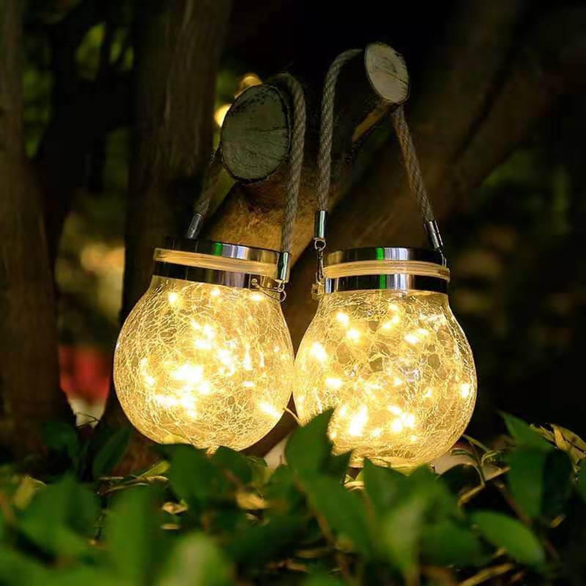 Solarlampa I Glas För Trädgård