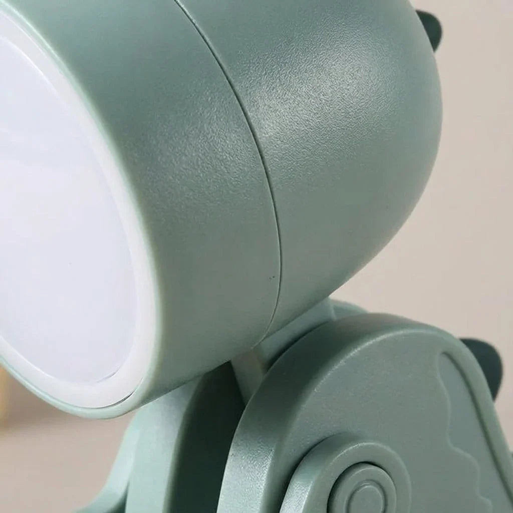 Barnlampa med flexibelt huvud för läsning och läxor