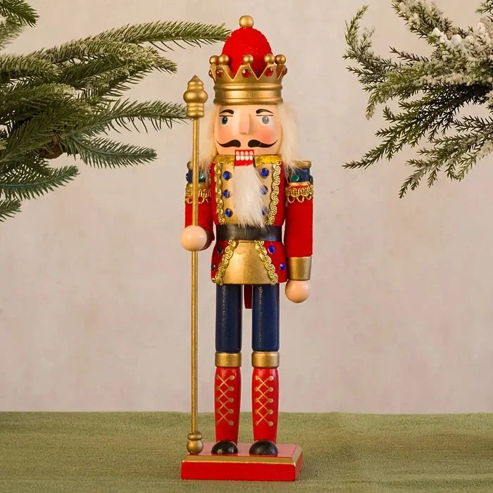 Nötknäpparfigur Färgglad Traditionell Bordsdekoration